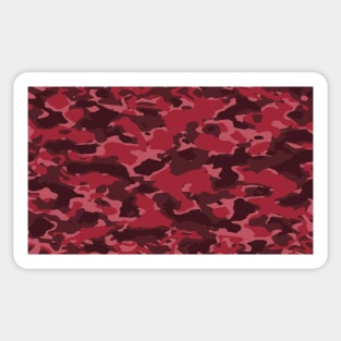 RED CAMO Sticker